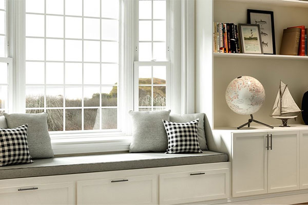 windows in a living room